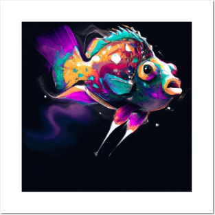 Trippy Fish Posters and Art